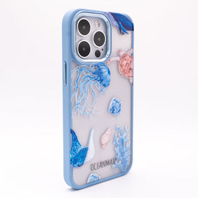 iPhone 15 Hülle - Schildkröte bunt - "Turtle & Friends" - nachhaltig