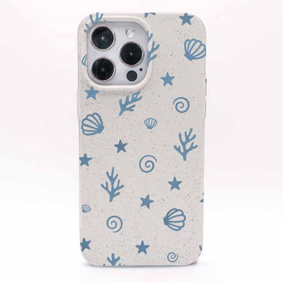 iPhone 13 Pro Case - Coral White - "BlueCoralLife" - Sustainable