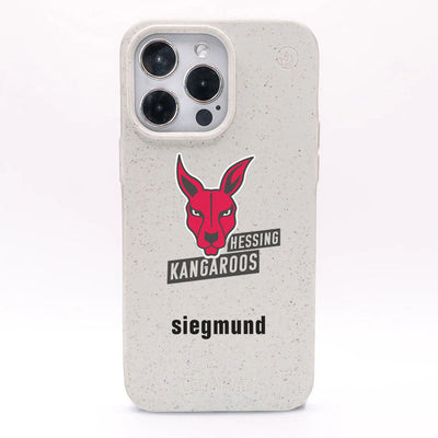iPhone 17 Air Hülle - weiß - "Hessing Kangaroos " - nachhaltig