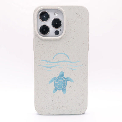 iPhone 13 Pro Case - White - "Into the Sun" - Sustainable