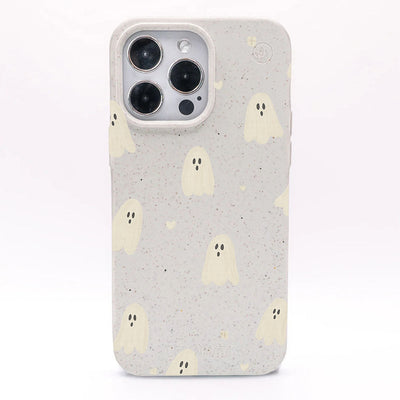 iPhone 14 Case - Spirit White - "LittleGhost" - sustainable