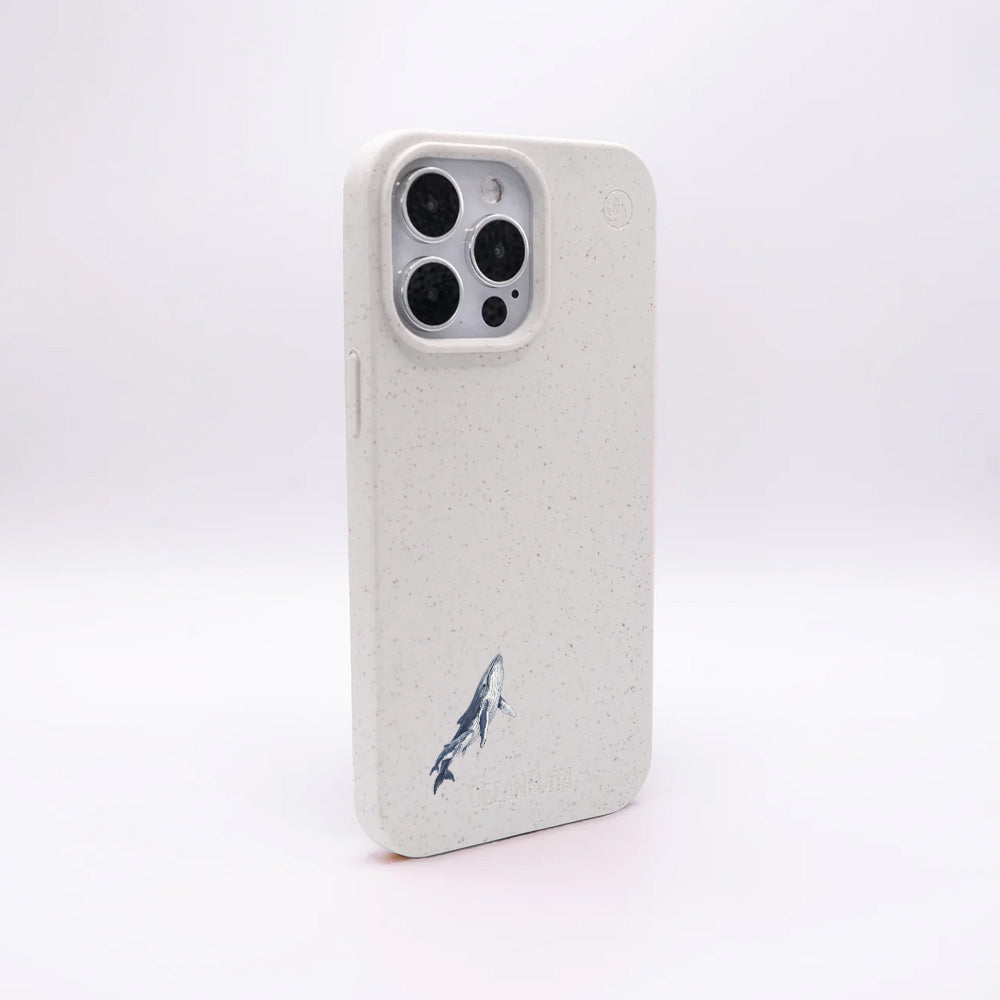 iPhone SE/7/8 Hülle - Buckelwal weiß - "OceanLullaby" - nachhaltig