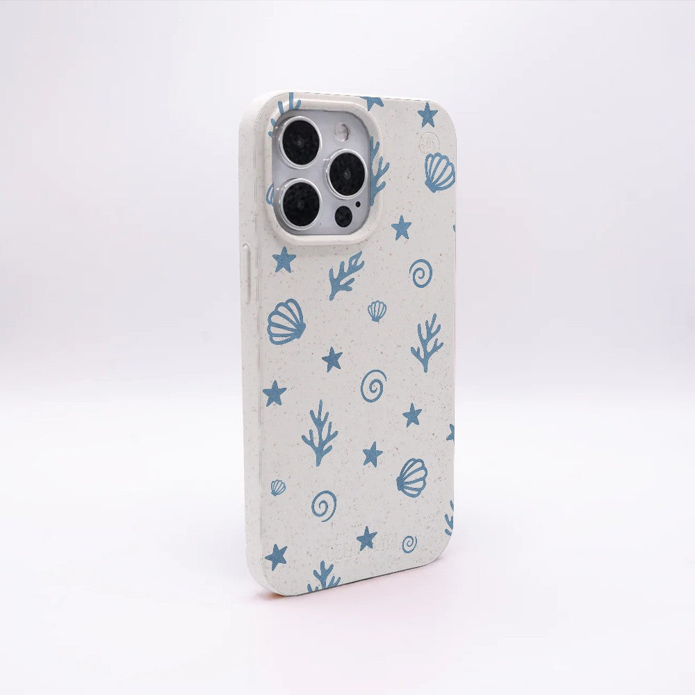 iPhone 16e/17e Case - Coral White - "BlueCoralLife" - sustainable