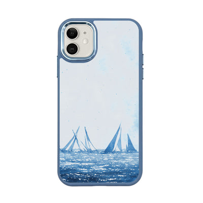 iPhone 11 Case - sailing blue - "BlueHorizon" - sustainable