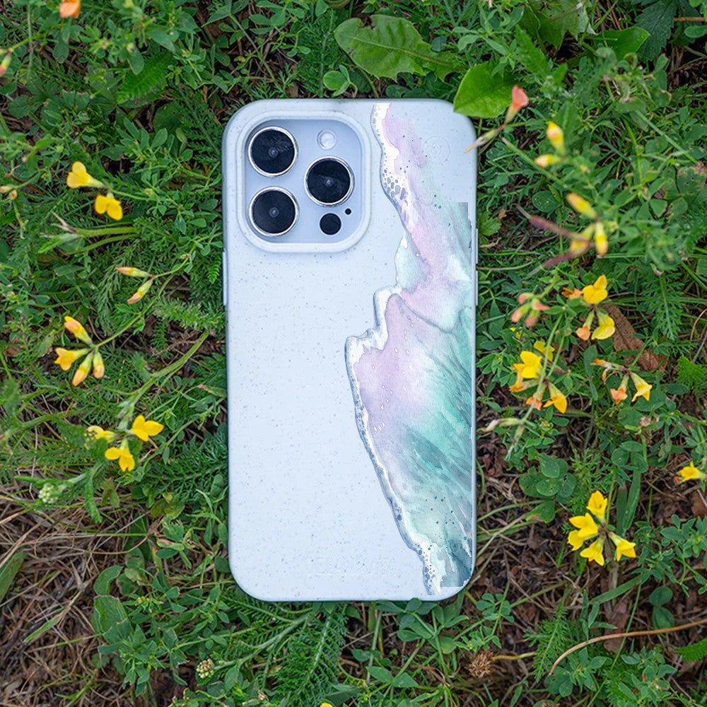 Biologisch abbaubare Handyhülle iPhone 14 Bluehour — kompostierbar — Bonus