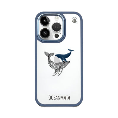 iPhone 14 pro max Hülle - Wal blau - "BlueWhale" - nachhaltig