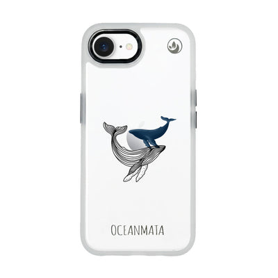 iPhone 16e/17e Case - Whale Blue - "BlueWhale" - sustainable