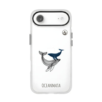 iPhone 17 Air Hülle - Wal blau - "BlueWhale" - nachhaltig