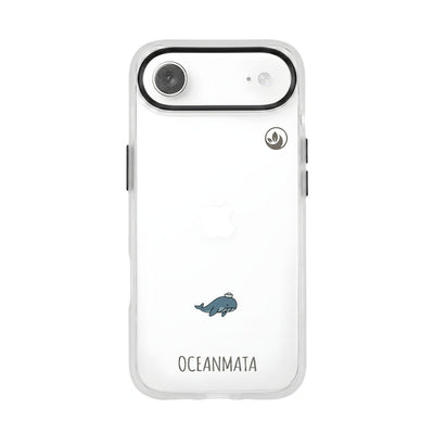 iPhone 17 Air Hülle - Wal blau - "Captain Whale" - nachhaltig