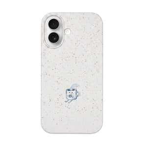 Biologisch abbaubare Handyhülle iPhone 17 Coffeelove — kompostierbar — Vorderseite