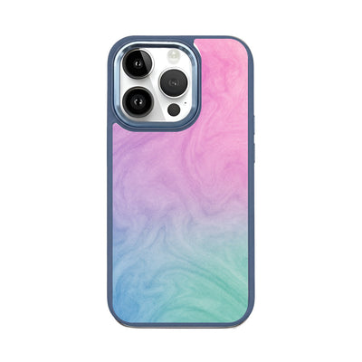 iPhone 14 pro max hoesje - "Gekleurd marmer" duurzaam