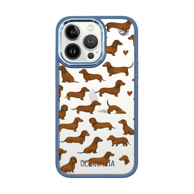 iPhone 13 pro max hoesje - Teckel - "Teckel" - duurzaam