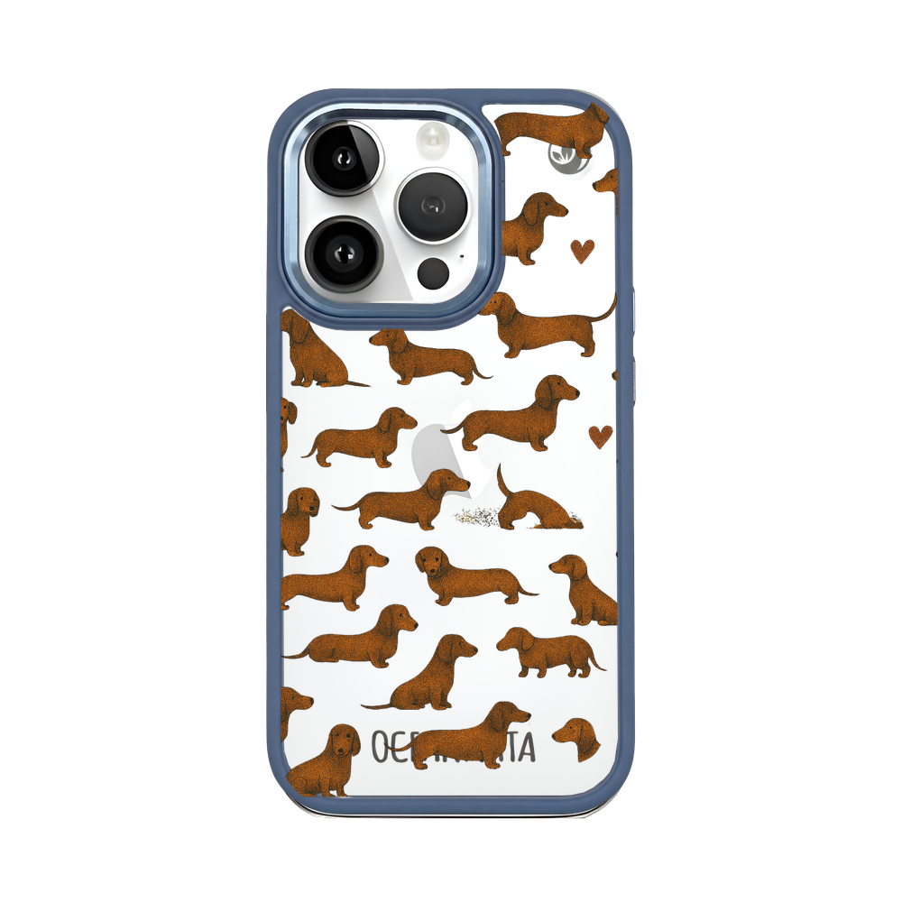 iPhone 14 Pro  Hülle - Dackel - "Dackel" - nachhaltig