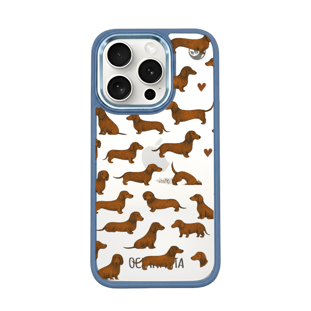 iPhone 15 pro max  Hülle - Dackel - "Dackel" - nachhaltig