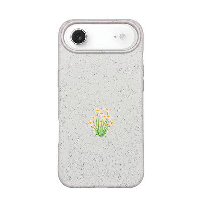 iPhone 17 Air Hülle - Blumen weiß - "Daisy" - nachhaltig