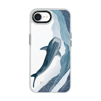 iPhone 16e/17e Case - Whale Shark Blue - "DeepWater" - Sustainable