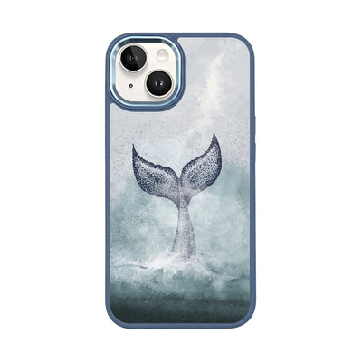 iPhone 14 Case - Dolphin Blue - "Dolphin" - Sustainable