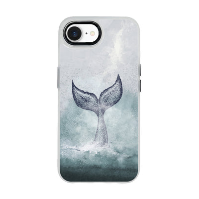 iPhone 16e/17e Case - Dolphin Blue - "Dolphin" - Sustainable