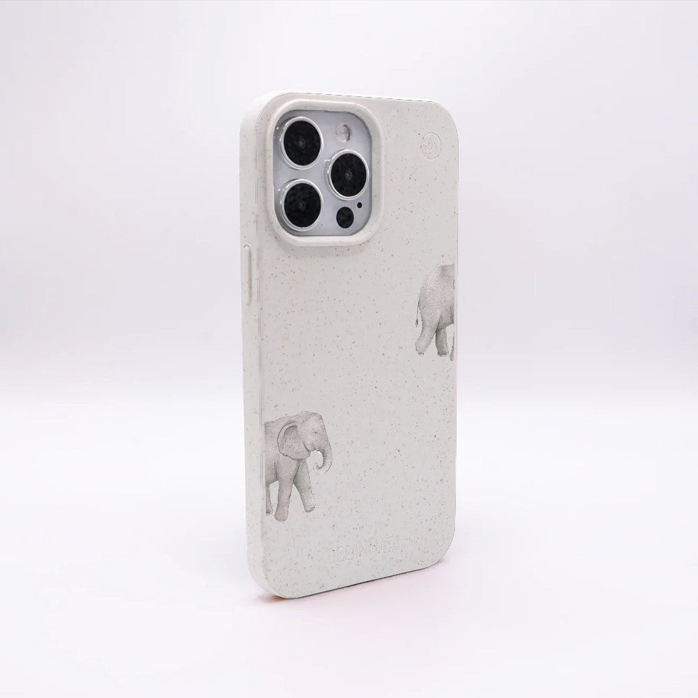 iPhone 11 Case - Elephant White - "Ele-Fant" - Sustainable