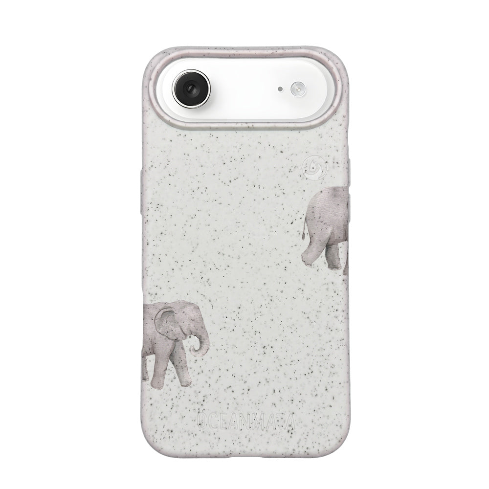 iPhone 17 Air Case - Elephant white - "Ele-Fant" - sustainable