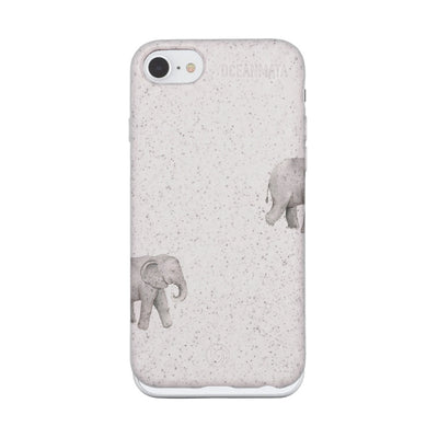 iPhone SE/7/8 Case - Elephant white - "Ele-Fant" - sustainable