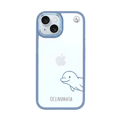 iPhone 15 hoesje - Dolfijn - "Finni" - duurzaam