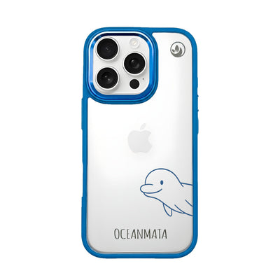iPhone 16 pro case - Dolphin - "Finni" - sustainable