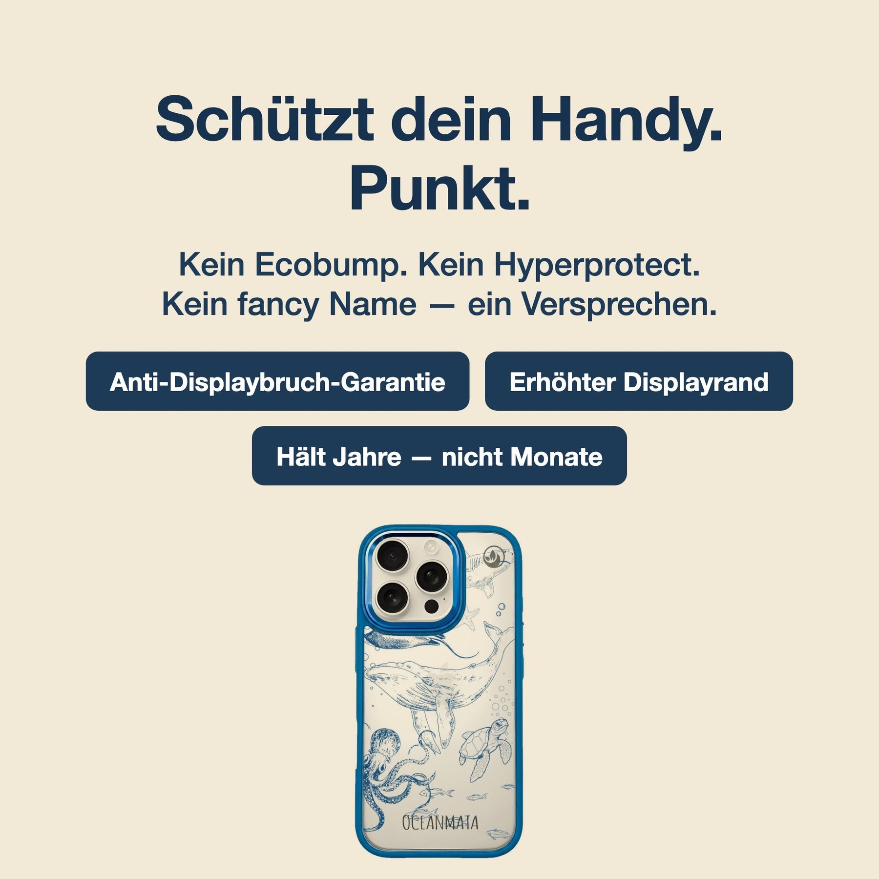 Nachhaltige Handyhülle iPhone 17 Air Polarbearfamily aus Ocean Plastic — Material