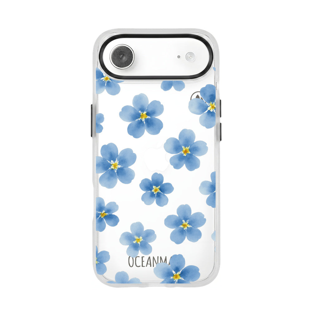 Nachhaltige Handyhülle iPhone 17 Air Forgetmenot aus Ocean Plastic — Vorderseite