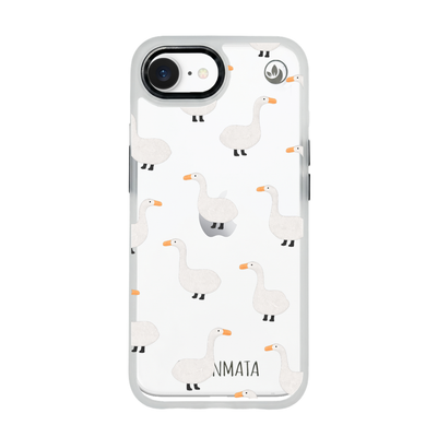 iPhone 16e/17e Case - goose blue - "Goose Fella" - sustainable
