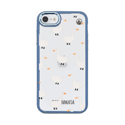 iPhone SE/7/8 Case - goose blue - "Goose Fella" - sustainable