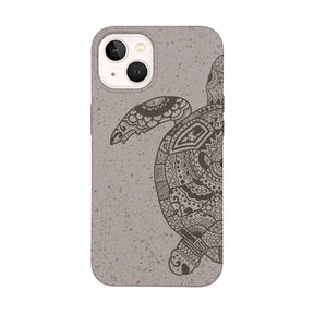 Biologisch abbaubare Handyhülle iPhone 13 Greenturtle — kompostierbar — Vorderseite