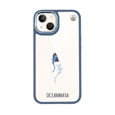iPhone 13 Hülle - hai blau - "Hammerhead" - nachhaltig