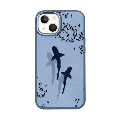 iPhone 13 Case - Shark Blue - "Into the blue" sustainable