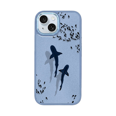 iPhone 15 Case - Shark Blue - "Into the blue" sustainable