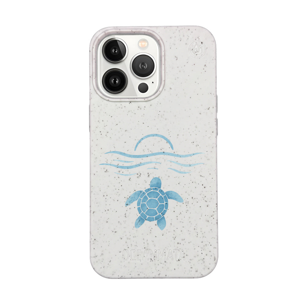 iPhone 13 Pro Case - White - "Into the Sun" - Sustainable