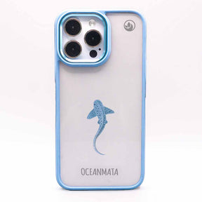 iPhone 14 pro Hülle - Leopardenhai blau - "BlueLeopard" - nachhaltig