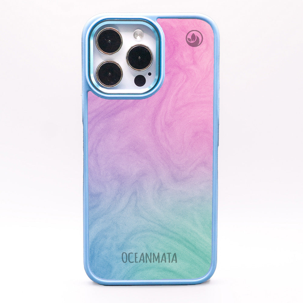iPhone 12 pro / iPhone 12 hoesje - "Gekleurd marmer" duurzaam