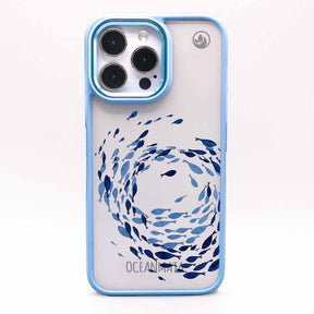 iPhone 14 Hülle - Schwarm blau - "Swarmin" - nachhaltig