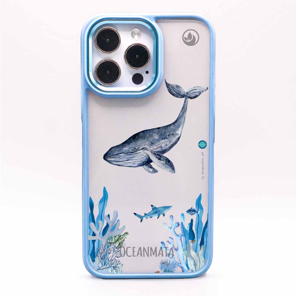iPhone 15 pro Hülle - Meer blau - "Ocean" - nachhaltig
