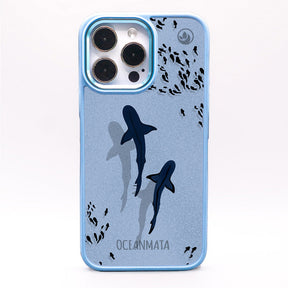 iPhone 11 pro hoesje - Shark blue - "Into the blue" duurzaam