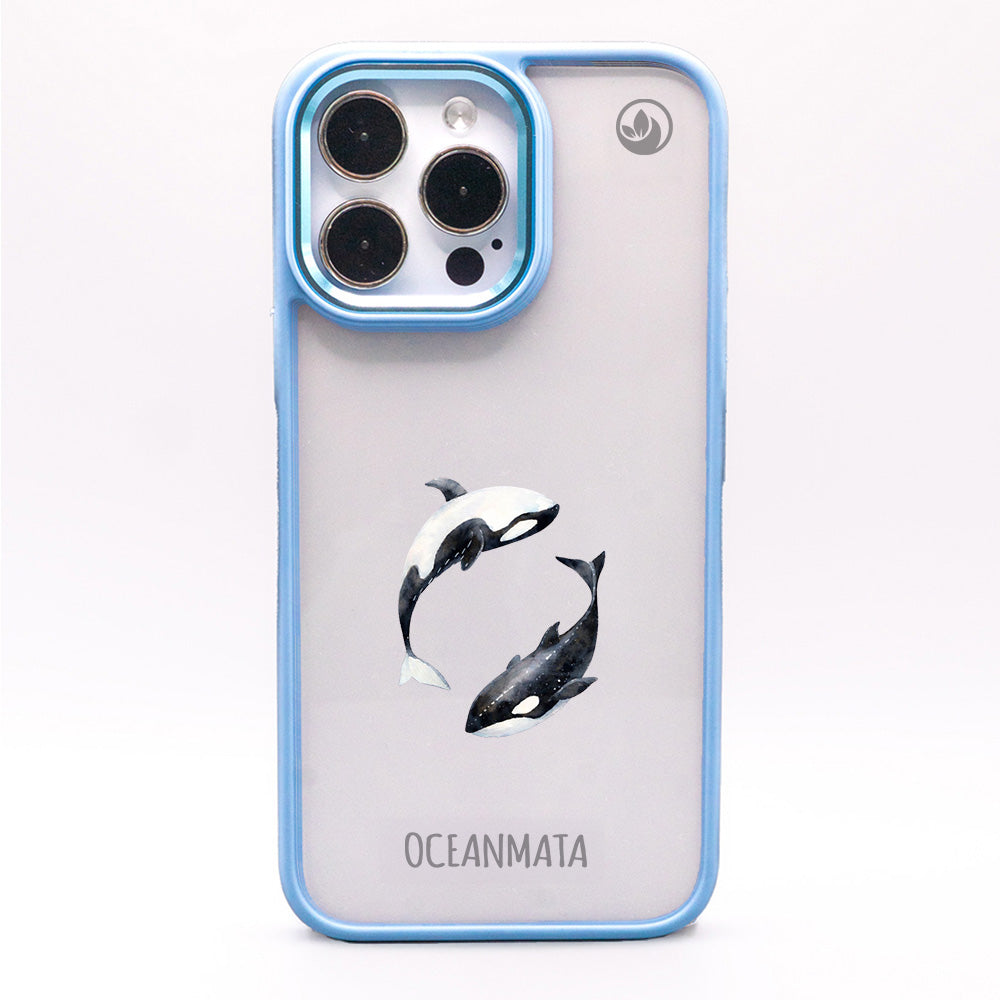 iPhone 11 pro Hülle - Orca blau - "OrcaFlow" - nachhaltig
