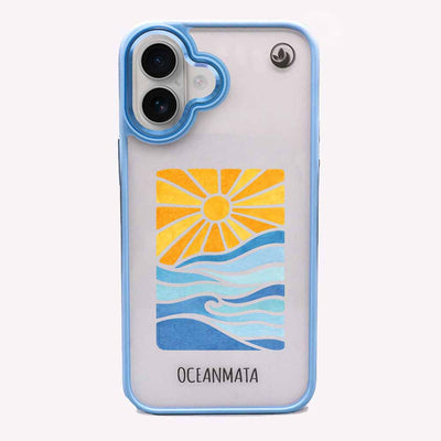 iPhone 16 Case - Ocean Blue - "Sun&Sea" - sustainable