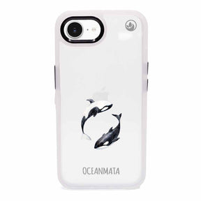 iPhone 16e/17e Hülle - Orca blau - "OrcaFlow" - nachhaltig