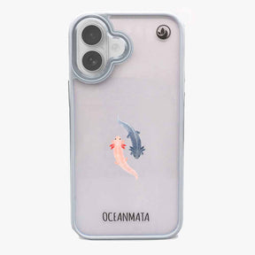 iPhone 17 Hülle - Axlotl blau - "Axl" - nachhaltig
