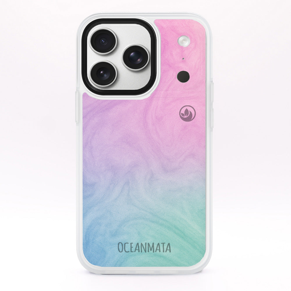 iPhone 17 pro Hülle - "Colored Marble" - nachhaltig
