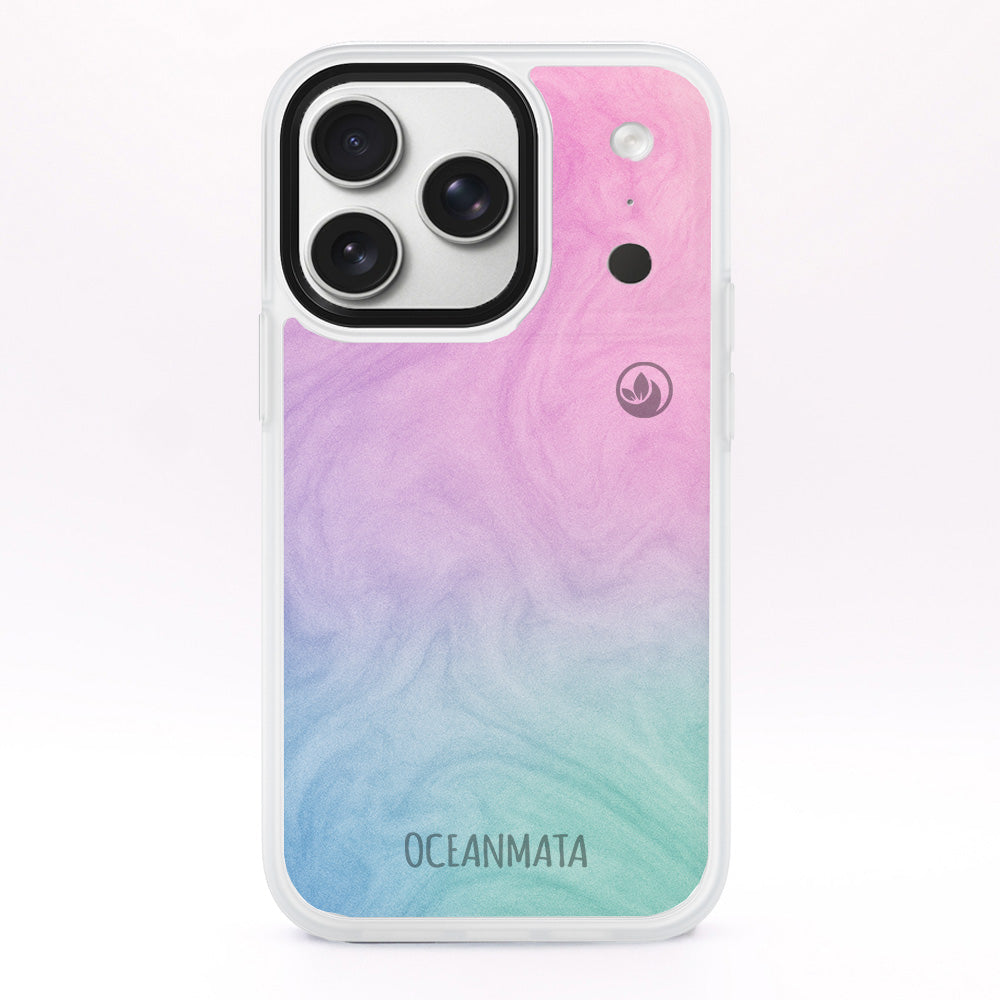 iPhone 17 pro Hülle - "Colored Marble" - nachhaltig