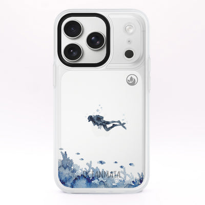 iPhone 17 Pro Case - Diver Blue - "DeepDive" - sustainable