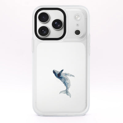 iPhone 17 Pro Case - Whale Blue - "Joy" - sustainable