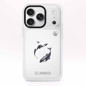 iPhone 17 pro Hülle - Orca blau - "OrcaFlow" - nachhaltig